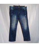 Southpole Jeans Mens 40x32 Skinny Dark Faded Distressed Skater Streetwear - €34,71 EUR