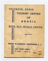 Salvador Bahia Tourist Center of Brasil Booklet Moore McCormack Navigati... - $13.86