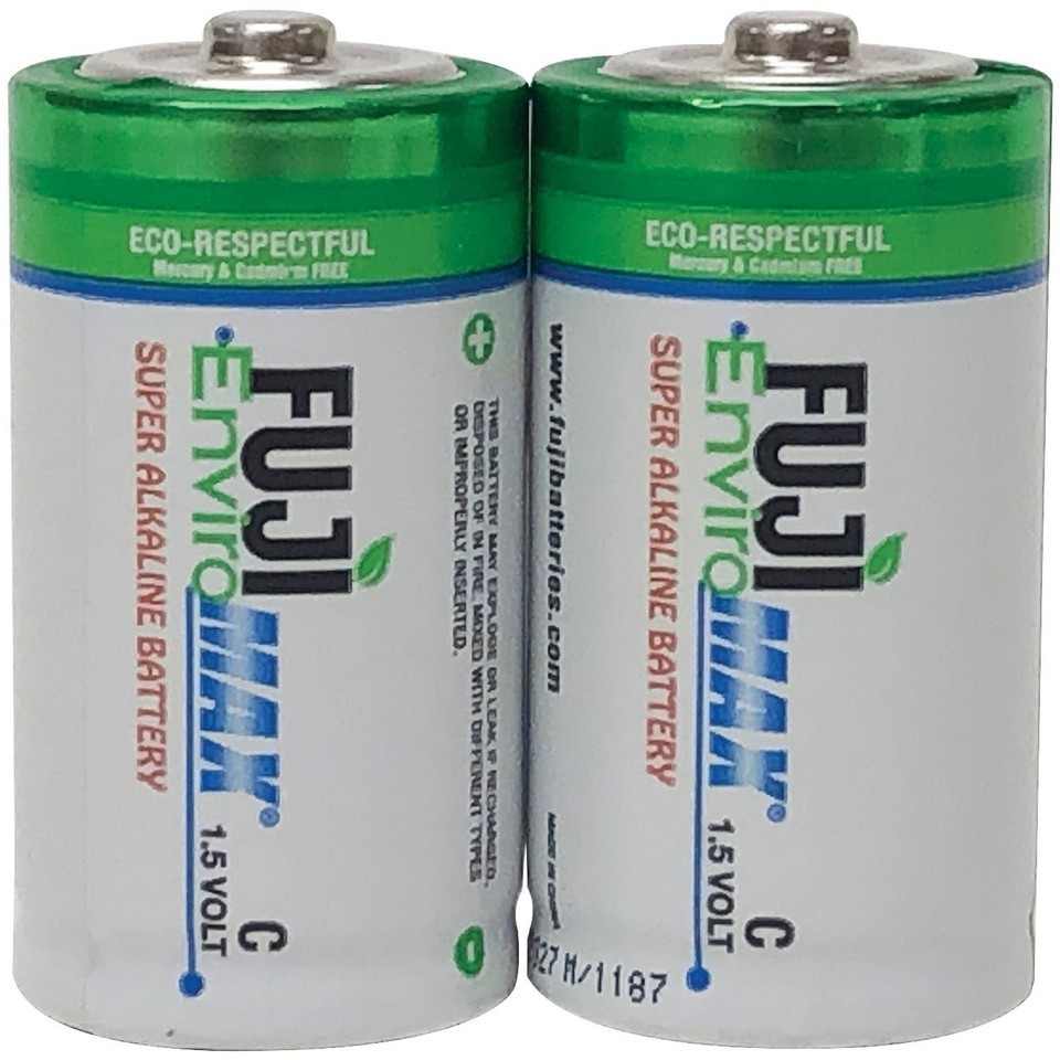 FUJI ENVIROMAX 4200BP2 EnviroMax C Super Alkaline Batteries, 2 pk Item image 4