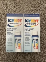 Icy Hot 3oz. Non-Greasy Pain Relief Cream 07/2025 - Lot of 2 - $10.39