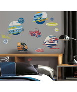 NASCAR Peel and Stick Wall Decals Appliques Stickers, NEW SEALED - £10.78 GBP