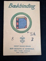 1928 BOOKBINDING Merit Badge Series Booklet - Boy Scouts of America - BSA - £22.81 GBP
