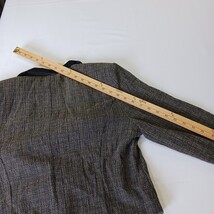 Vintage Perceptions by Irene B. Women's 12 Black/Cream One-Button Blazer Jacket image 7
