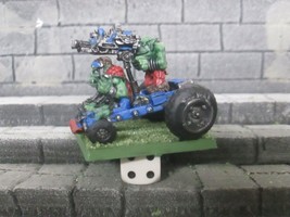 rogue trader ork go cart kart 1988 metal warhammer painted small buggy - $97.51