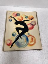 Vintage Decals Nude Dancing in Colored Bubbles Meyercord Original Paper ... - $8.42
