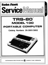 TRS-80 Model 100 Portable Computer Service Manual PDF Copy 4G USB Stick - $19.25