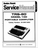 TRS-80 Model 100 Portable Computer Service Manual PDF Copy 4G USB Stick - $26.72 CAD