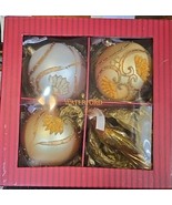 Waterford Holiday Heirlooms Paisley Coll. Christmas Ornaments 3 Balls 1 ... - $2,220.85 MXN