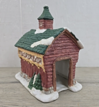 Vintage St Nicholas Square Hand-Painted Porcelain Covered Bridge - £7.31 GBP