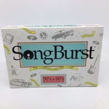 Songburst The Complete the Lyrics Game 50&#39;s &amp; 60&#39;s Edition 1990 Game- Co... - £11.55 GBP