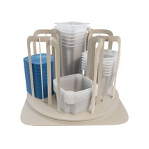 Chef Buddy Storage Container Carousel Organizer Rotating Kitchen Cabinet and Pan - £24.91 GBP