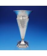 Wallace Sterling Silver Vase Golf Trophy w/ Pedestal Base 9&quot; Tall #3940 ... - $975.23 CAD