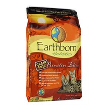 Earthborn Holistic Primitive Feline Grain Free Dry Cat Food 1ea/14 lb - £53.77 GBP