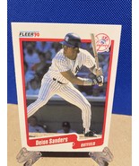 Deion Sanders 1990 Fleer Baseball Card - $1,195.90 MXN