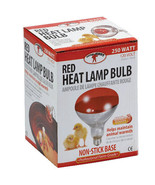 250 Watt Red Bulb For Brooder Lamp - Little Giant Red Heat Lamp Bulb 250... - £14.68 GBP