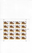 US Stamps Sheet/Postage Sct #2754 Cherokee Strip MNH F-VF OG  FV $5.80 - £5.07 GBP