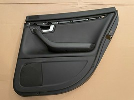 Audi A4 B6 RIGHT REAR BLACK Door Card Panel Speaker Handle Passenger BAC... - $94.80
