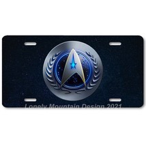 Star Trek Starfleet Inspired Art on Stars FLAT Aluminum Novelty License ... - $17.99