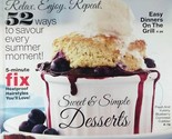 [Single Issue] Canadian Living Magazine: August 2014 / Sweet Simple Dess... - $5.69