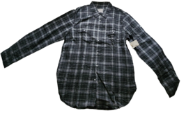Life After Denim Heather Charcoal Button-Up Shirt - Size XL  - $51.00