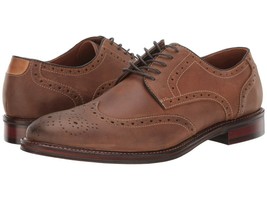 Men&#39;s Johnston &amp; Murphy Warner Oiled Leather Wing Tip Oxford, 20-3946 Si... - $159.95