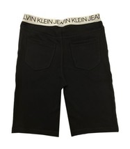 Calvin Klein Boys Logo Waistband Shorts, Medium, Black - $19.79