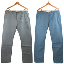NWT Levi&#39;s Men Chino Evening Blue/Gray Regular Fit Twill Pants LEVIS 100... - £27.96 GBP+