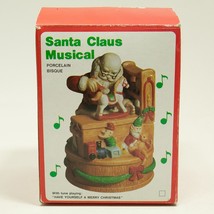V Intage Santa Claus Spinning Musical &quot;Have Yourself A Merry Little Chrismas&quot; - £10.14 GBP