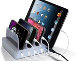 Usb Charging Station - Charging Dock - 4-Port - Fast Charging Station Fo... - £37.51 GBP