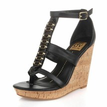 Dolce Vita Thadie Women T-Strap Jewled Platform Wedges Sandal Shoes - £15.75 GBP+