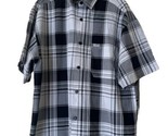 Vintage CalTop Shirt Mens Extra Large Plaid Button Flannel Brown Cholo H... - $25.25