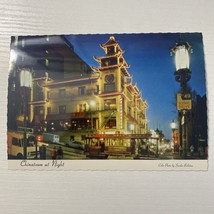 San Francisco Chinatown at Night Postcard - $3.13