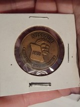 Vintage Continental Airlines Coin Medallion 24th State 1821 Missouri Rare - £30.82 GBP
