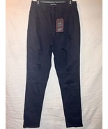 Fashion Nova Jeans 1XL Women Plus Size Black Denim Skinny Distressed Str... - $20.15 CAD
