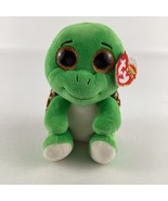 Ty Beanie Boos Turbo Turtle 6&quot; Plush Bean Bag Stuffed Animal Toy 2023 wi... - $15.79