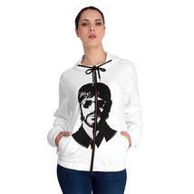 Women&#39;s Full-Zip Ringo Starr Hoodie: Beatles Drummer Minimalist Design - £43.34 GBP