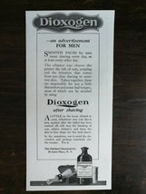Vintage 1917 Dioxogen After Shave Oakland Chemical Company Original Ad  - $6.64