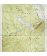 1921 Map USGS Topographic Brassua Lake Maine Antique Quadrangle Vintage ... - $59.99
