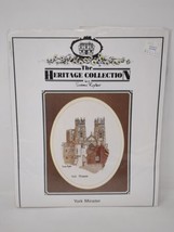 The Heritage Collection Susan Ryder York Minster England Cross Stitch Pattern - £10.27 GBP