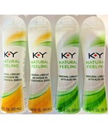 KY Natural Personal Lubricant with Aloe Vera + BOTANICAL 1.69 oz (4 PACK---X17 - $14.01