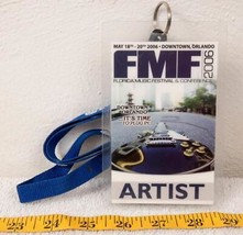 FMF Florida Musica Festival Artista Indietro Fase Pass 2006 Agk - £39.50 GBP