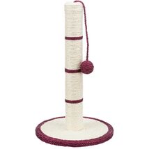 Cat Scratching Post 19 in Tall Kitty Scratcher Ball Swat Sisal Natural J... - $19.59