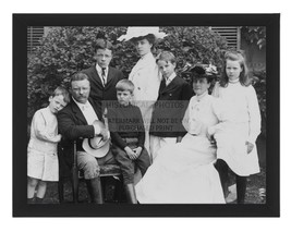 President Theodore &quot;Teddy&quot; Roosevelt And His Family 1903 8X10 Framed Photo - £19.59 GBP