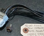 92-00 CIVIC Chassis Cable Ground Wire Junction Used OEM 4 Harness Repair... - $18.62