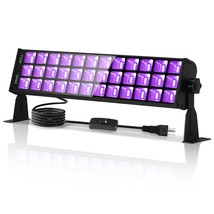 72W Black Light Bar Ip66 Waterproof, Led Blacklight With Plug+Switch+5Ft... - $42.99