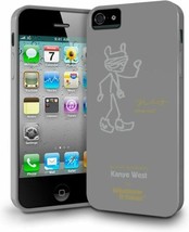 Whatever It Takes Kanye Occidente Premium Gel Guscio Per IPHONE 5, Grigio - $7.90