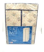 New NIP Vintage Prestige Quilted Closet Wardrobe Organizer Suit Bag 70&#39;s... - $413.10 MXN