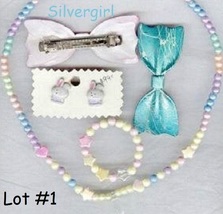 Little girl s jewelry necklace earrings barrette  1 thumb200