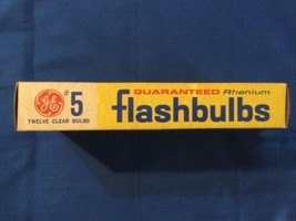 GE General Electric #5 Flashbulbs New Unused Vintage Photography 12 Flas... - £11.03 GBP