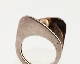 Geometric Split Shank Sterling Ring, Size 6.75 - $74.25